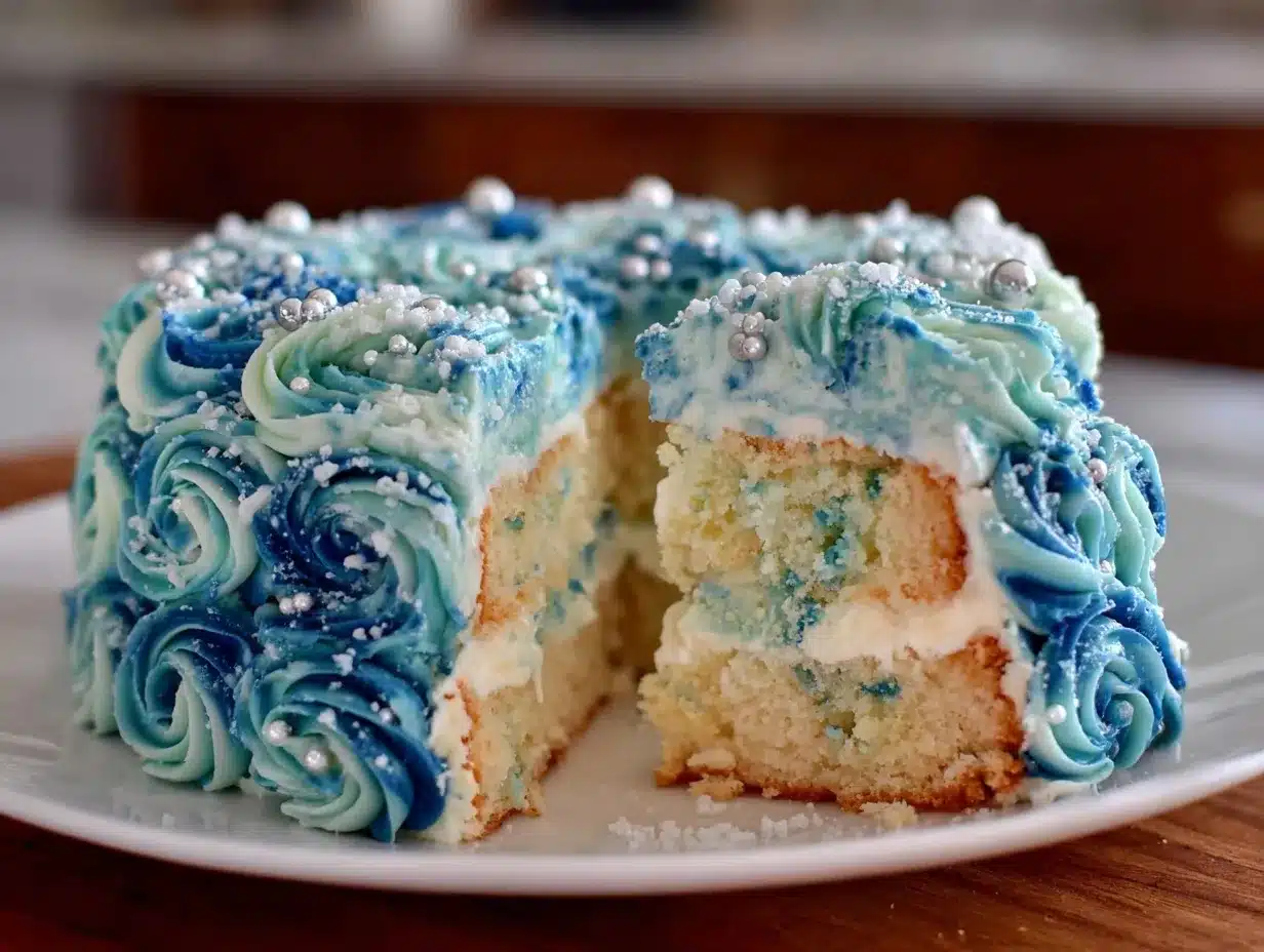 Aquarius birthday cake recipe preparation steps