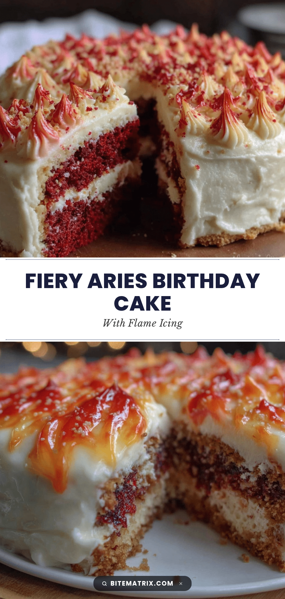 Aries fire sign birthday cake recipe