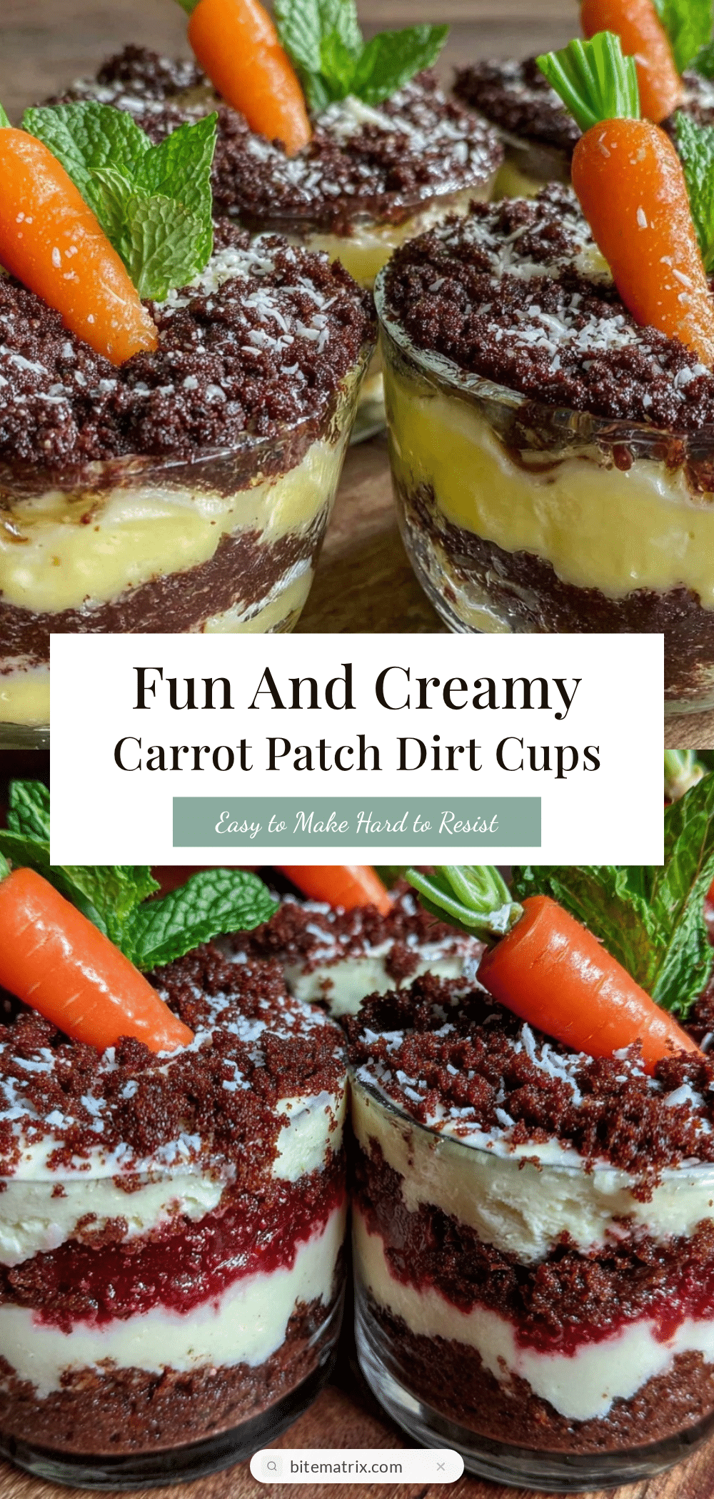 carrot patch dirt cups recipe recipe