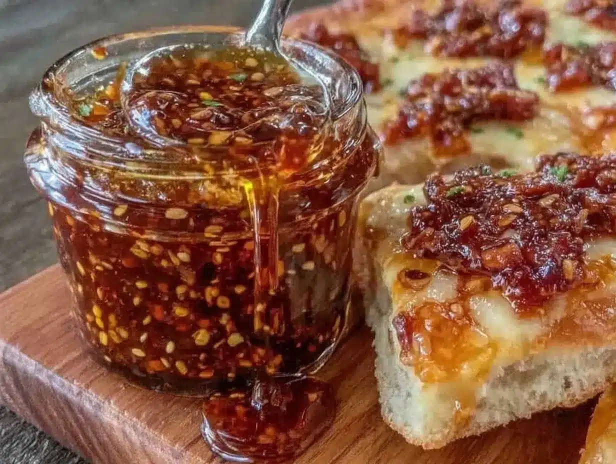 chili garlic crisp oil preparation steps