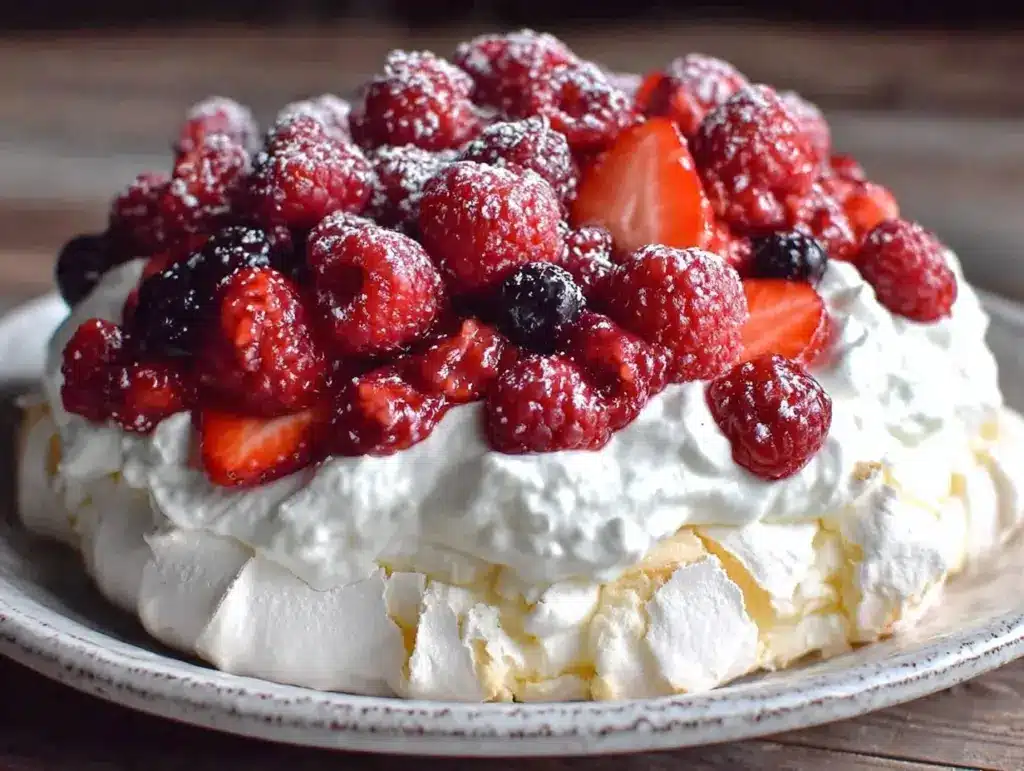 classic pavlova recipe - featured image