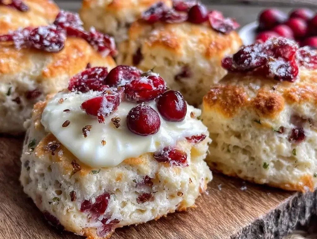 cozy cranberry orange scones - featured image