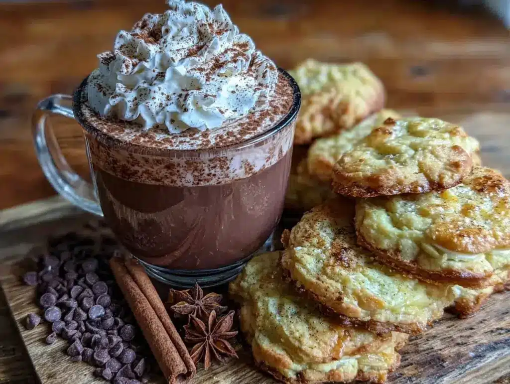 cozy hygge hot cocoa board - featured image