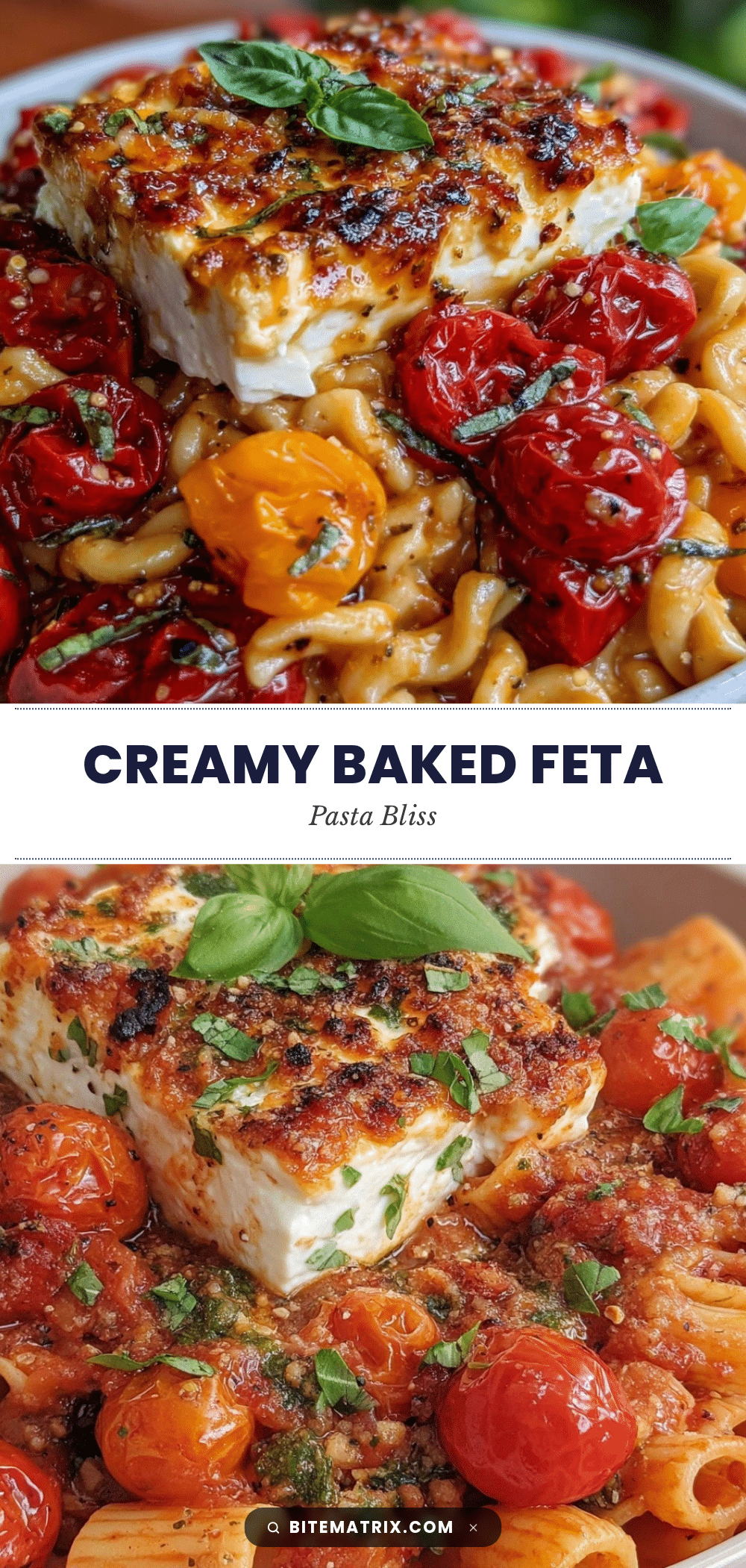 creamy baked feta pasta recipe