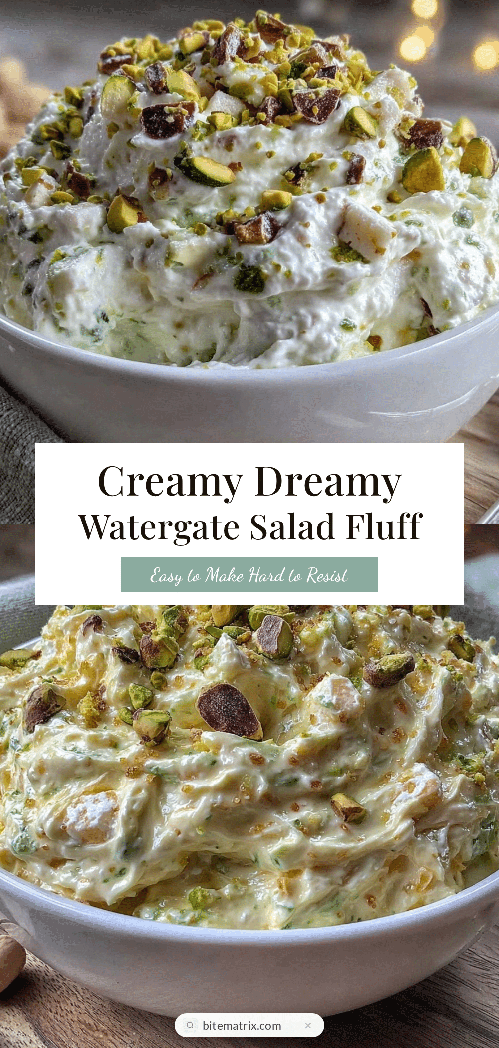 creamy Watergate salad recipe