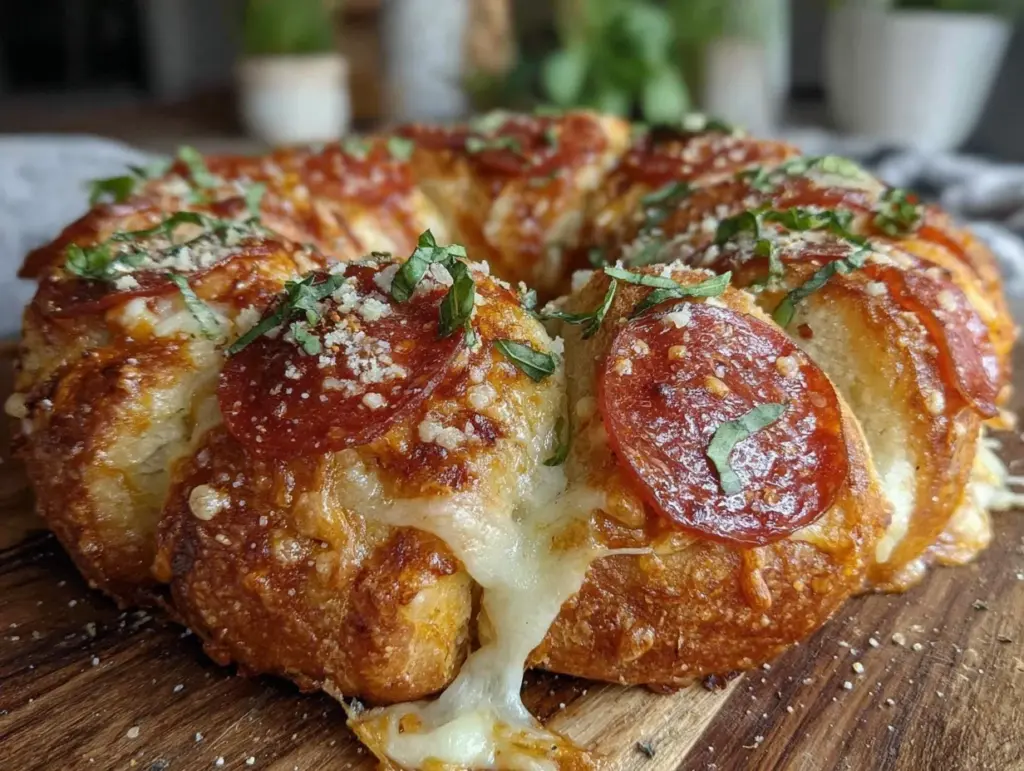 crescent roll pizza ring - featured image