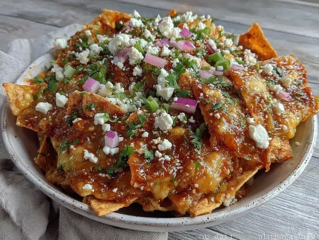 crispy chilaquiles verdes - featured image