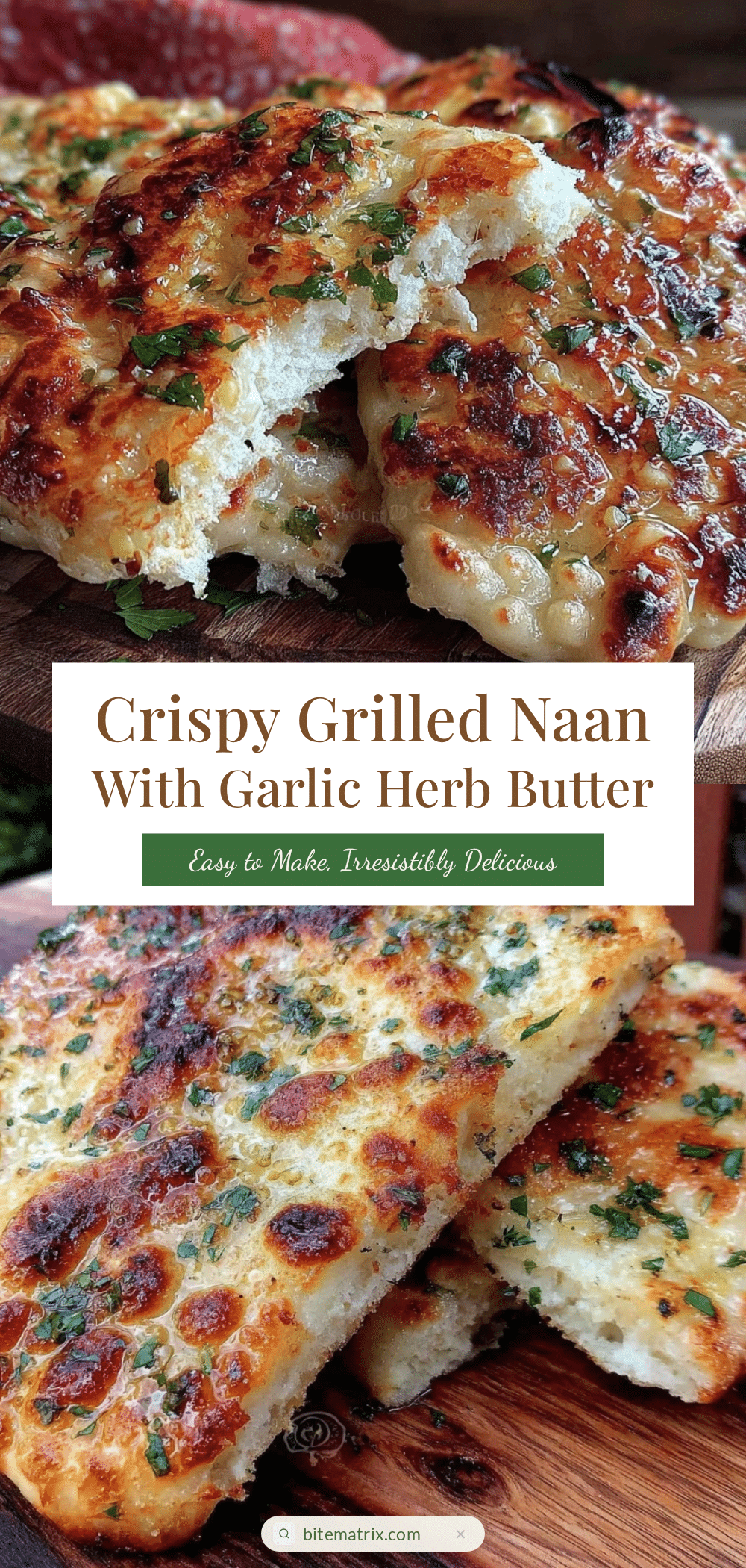 crispy grilled naan flatbread recipe