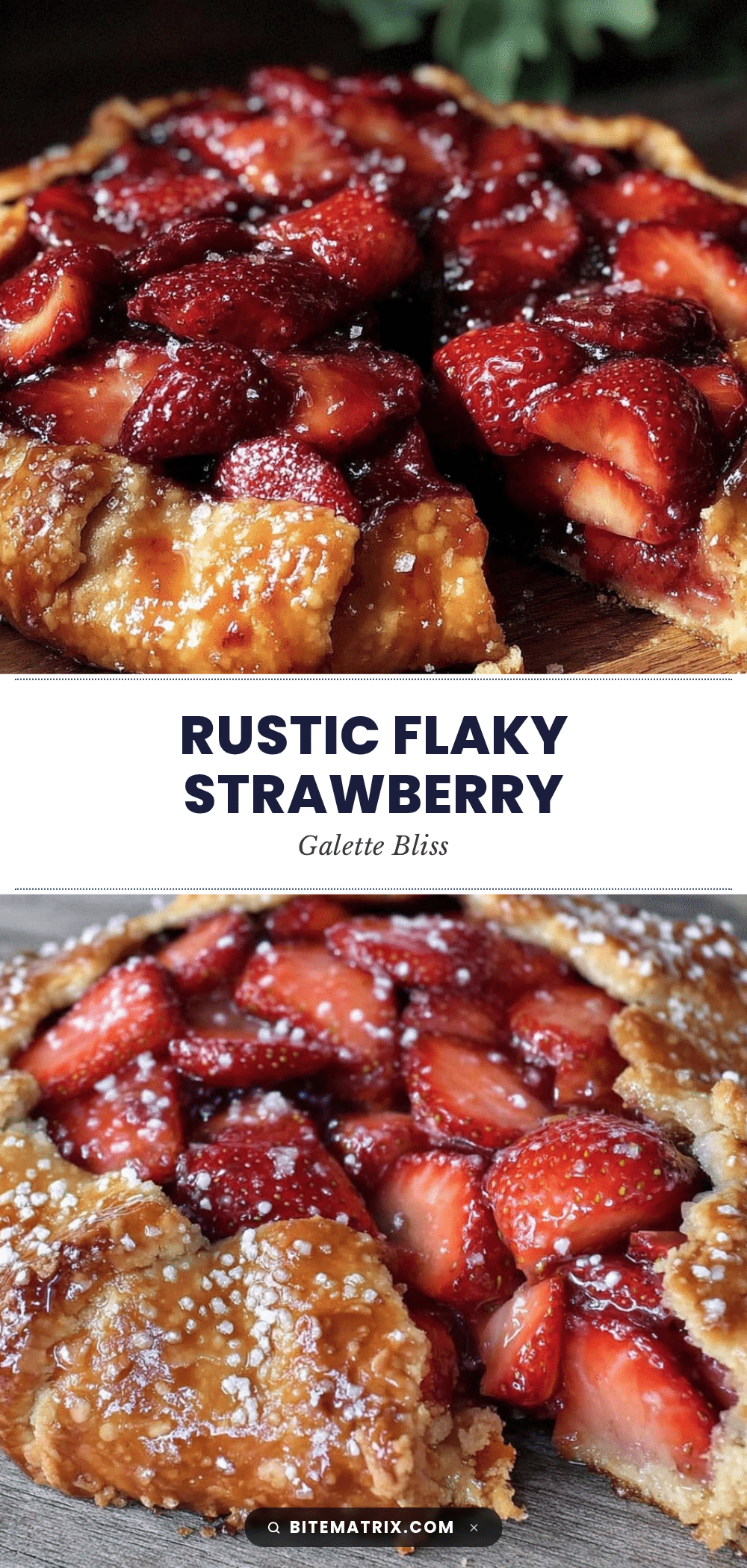 crispy rustic strawberry galette recipe