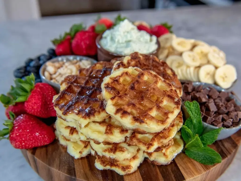 crispy waffle bar board - featured image
