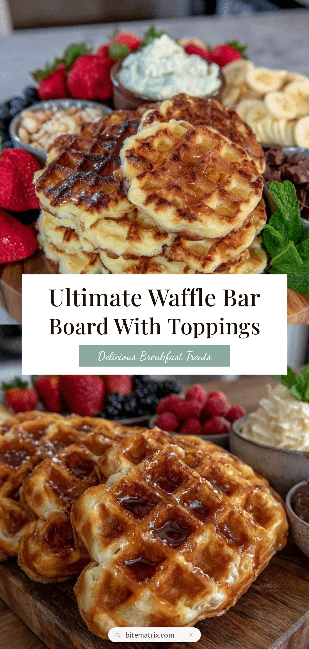crispy waffle bar board recipe