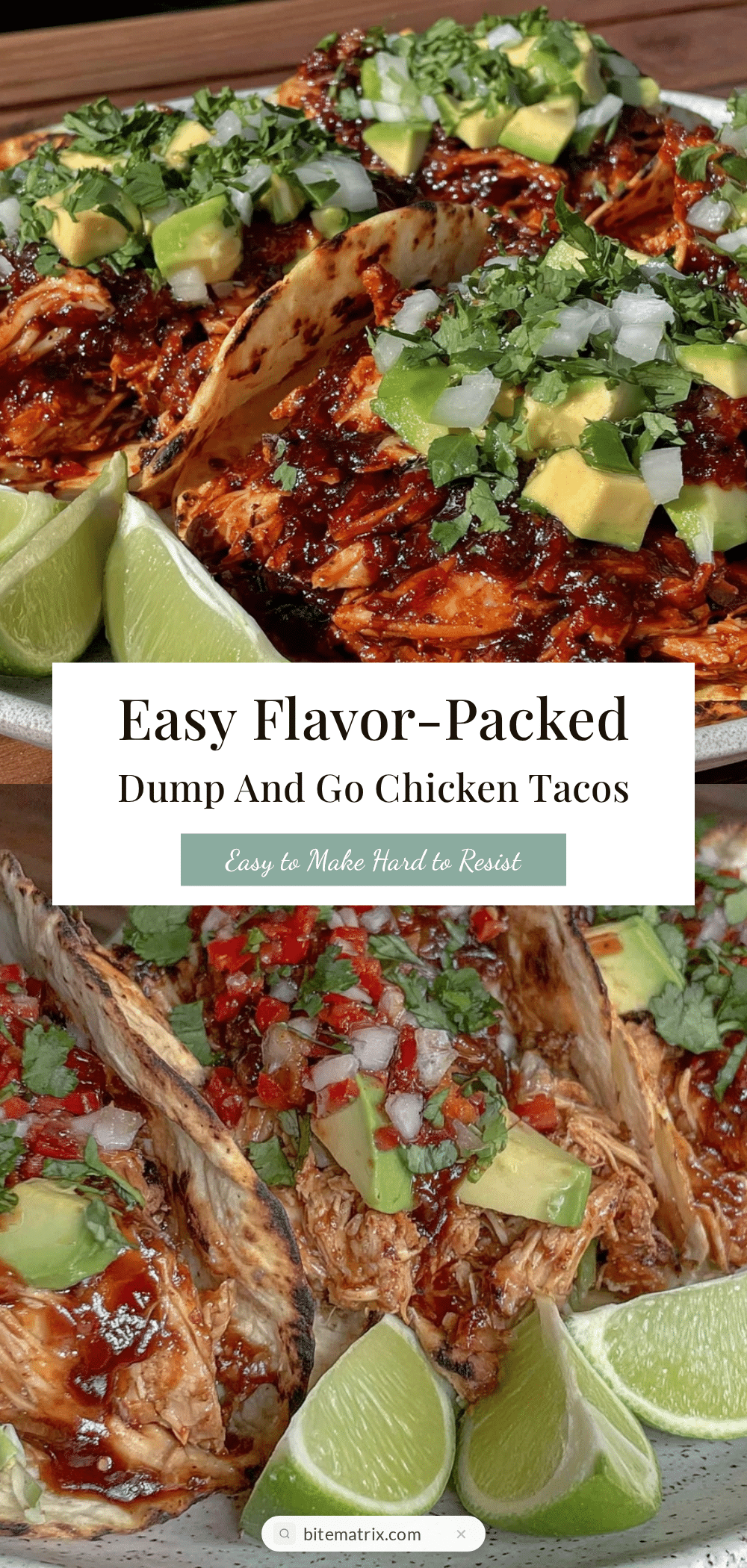 dump and go crockpot chicken tacos recipe