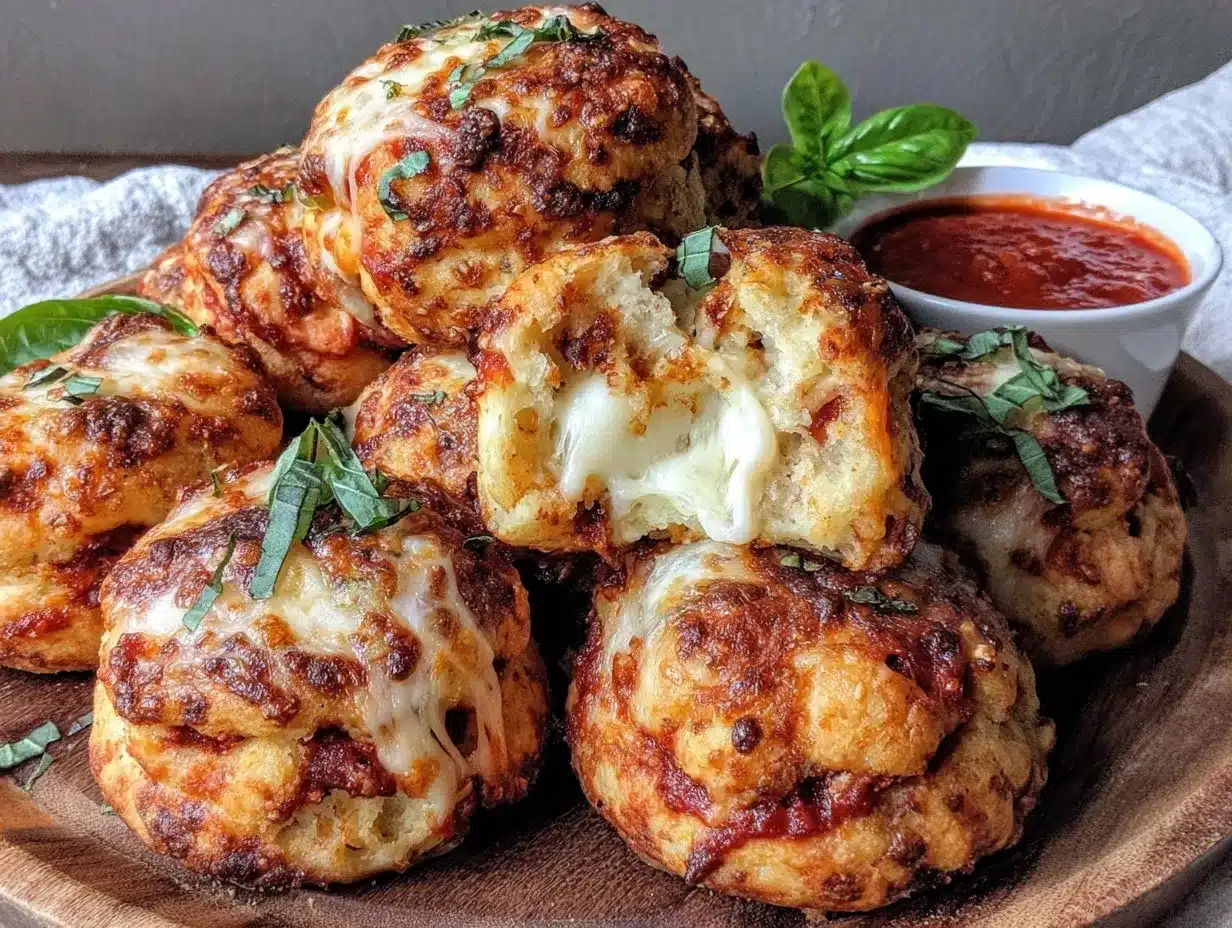 easy cheesy biscuit dough pizza bites preparation steps