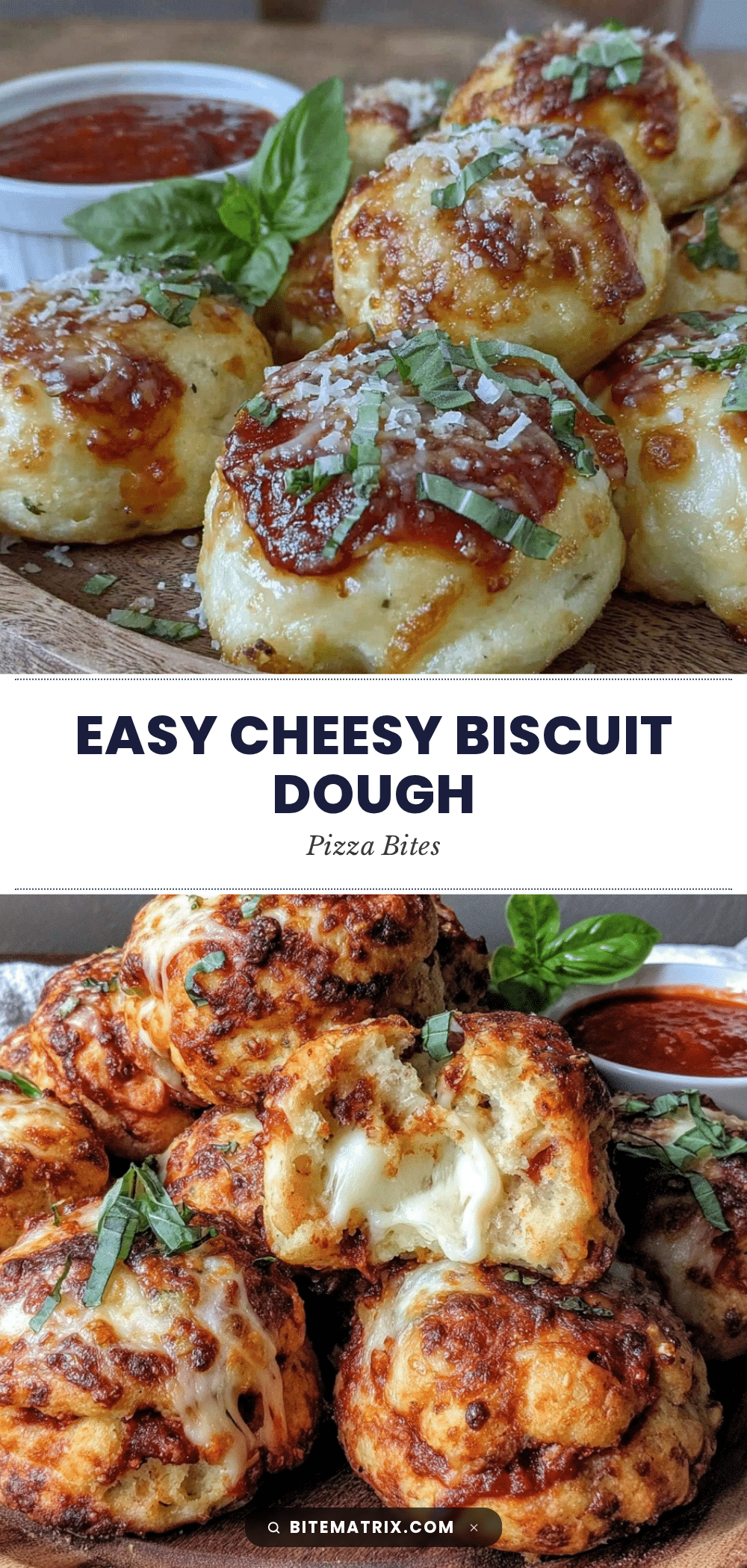 easy cheesy biscuit dough pizza bites recipe