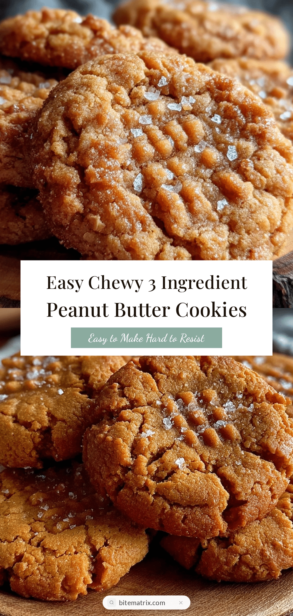 easy chewy peanut butter cookies recipe