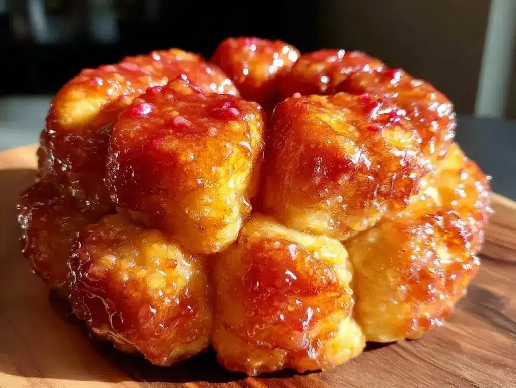 easy gooey biscuit dough monkey bread - featured image