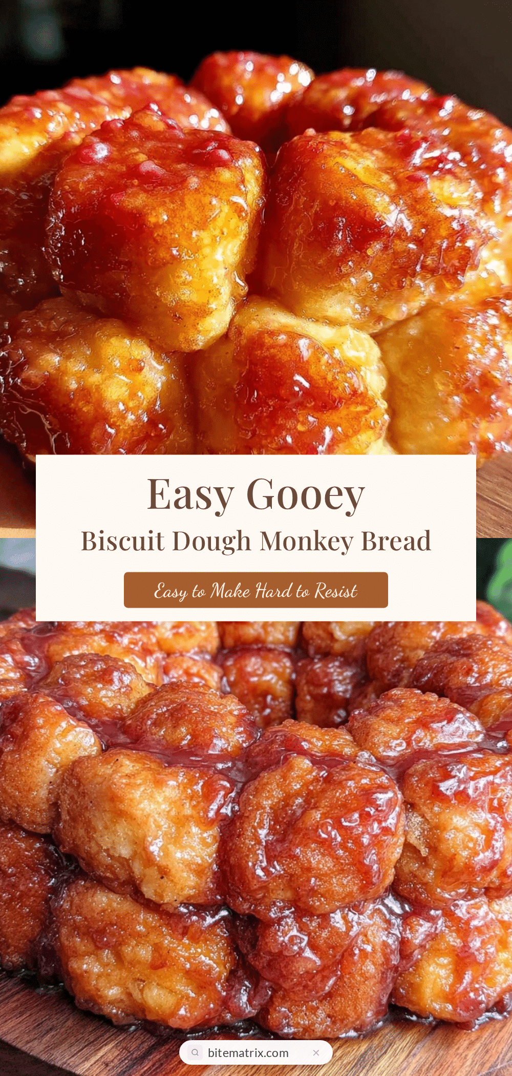 easy gooey biscuit dough monkey bread recipe
