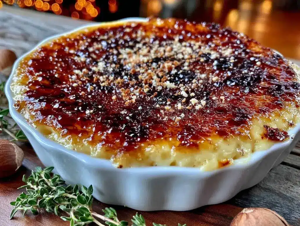 eggnog crème brûlée - featured image