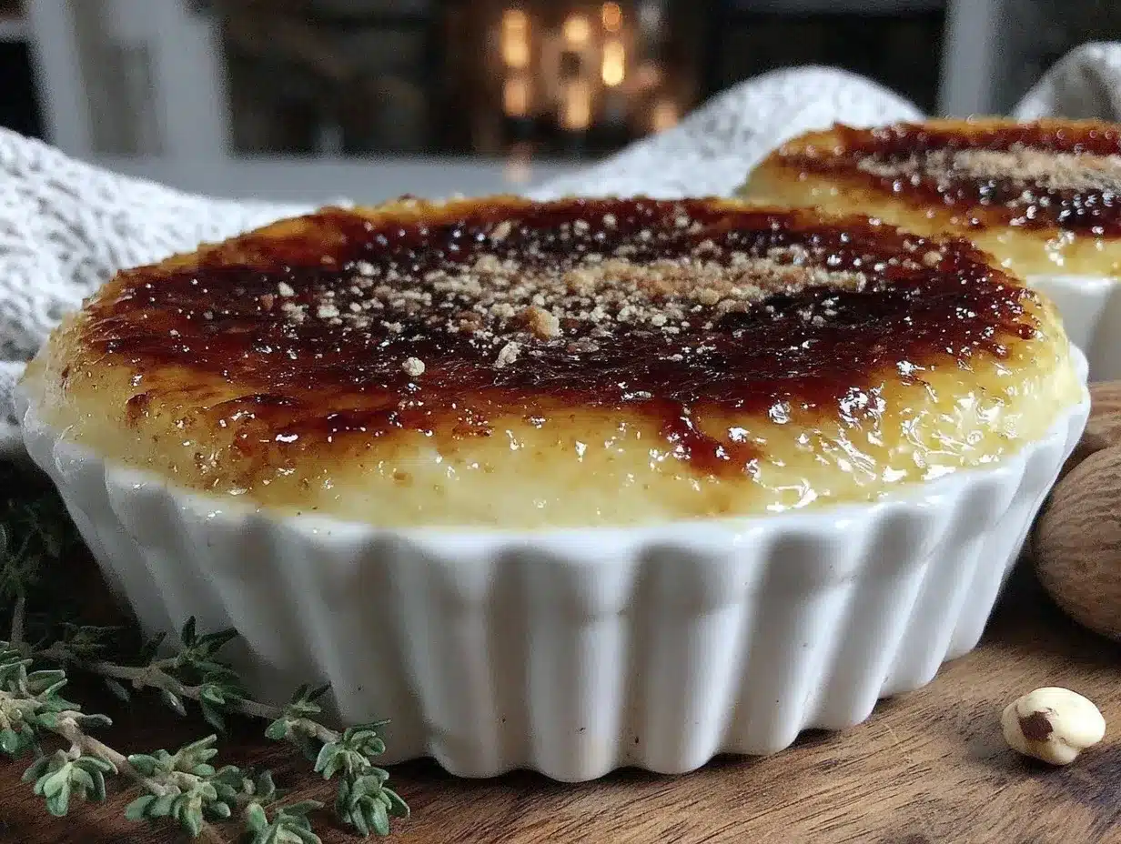 eggnog crème brûlée preparation steps