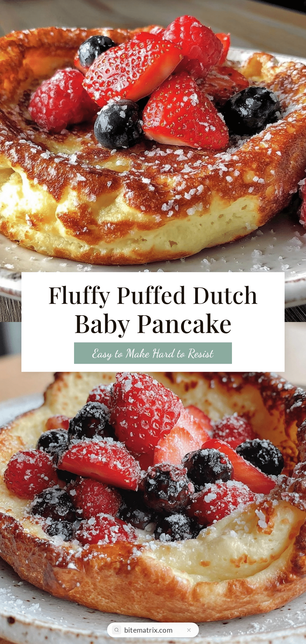 Fluffy Puffed Dutch Baby Pancake recipe