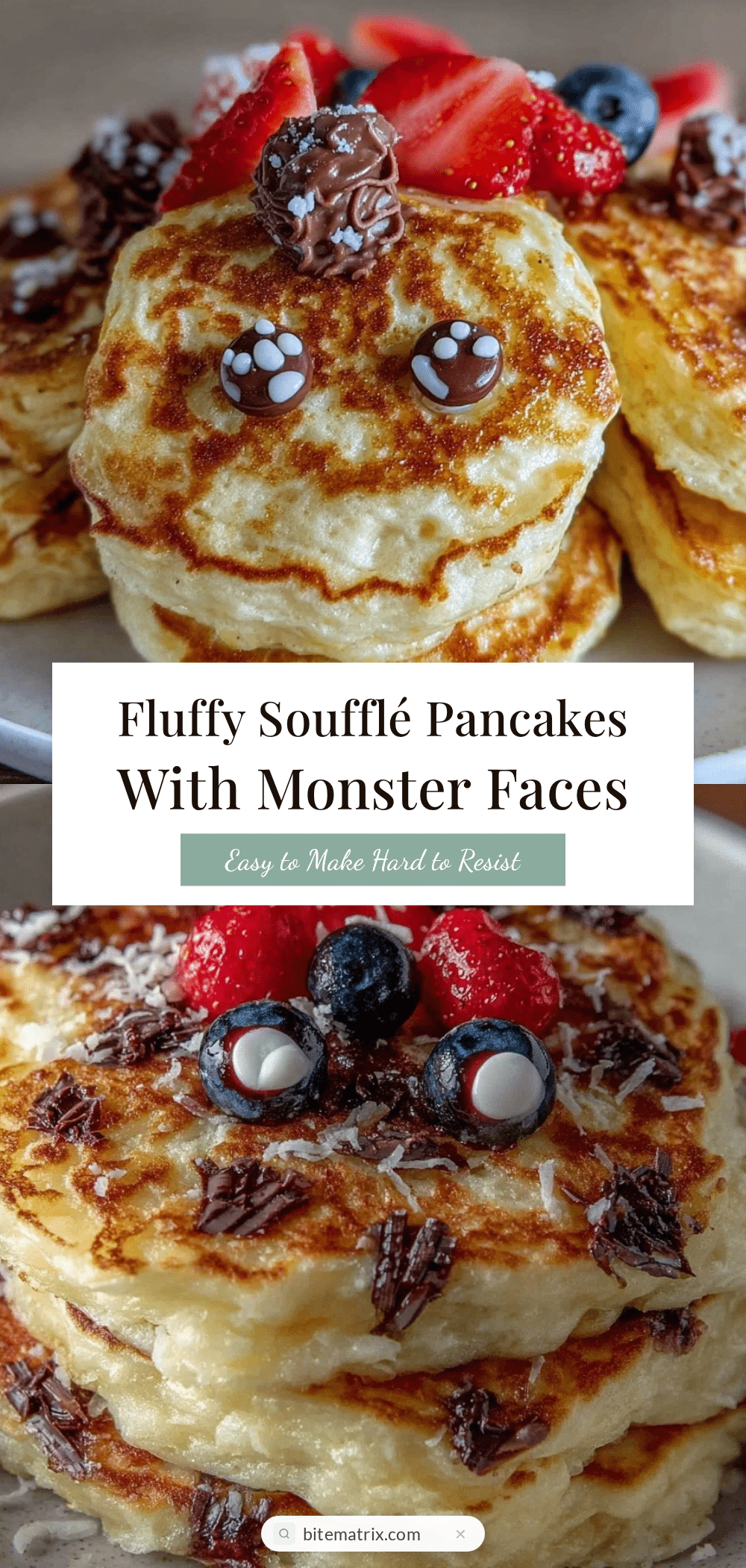 fluffy soufflé pancake stack recipe
