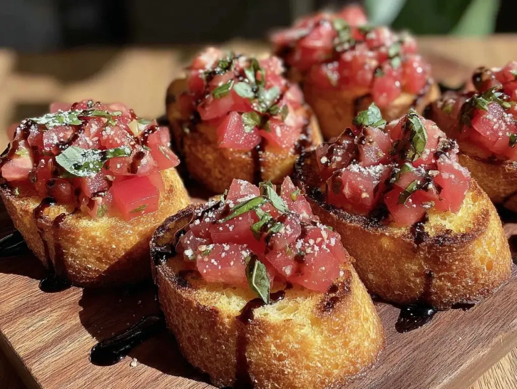 Fresh Classic Tomato Basil Bruschetta - featured image