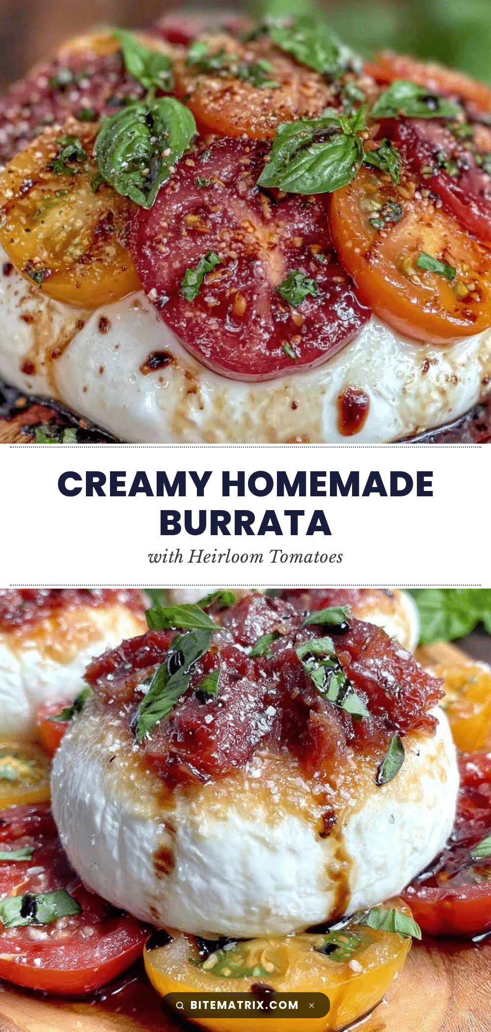 fresh homemade mozzarella burrata recipe