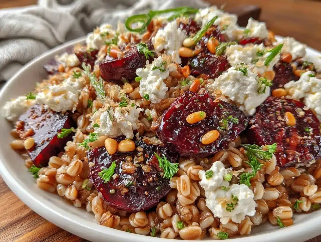 fresh mediterranean farro salad preparation steps