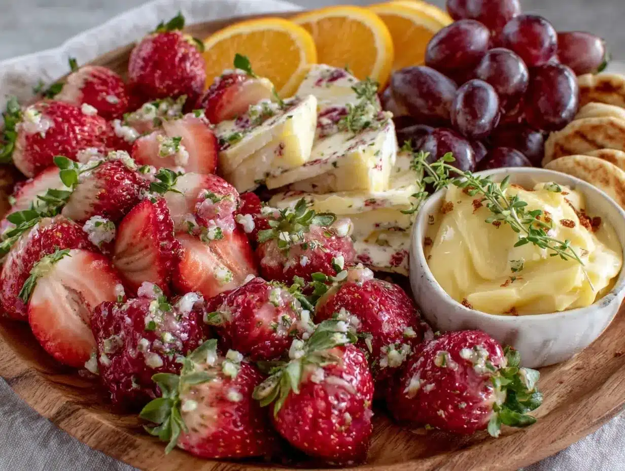 fresh spring equinox brunch board preparation steps