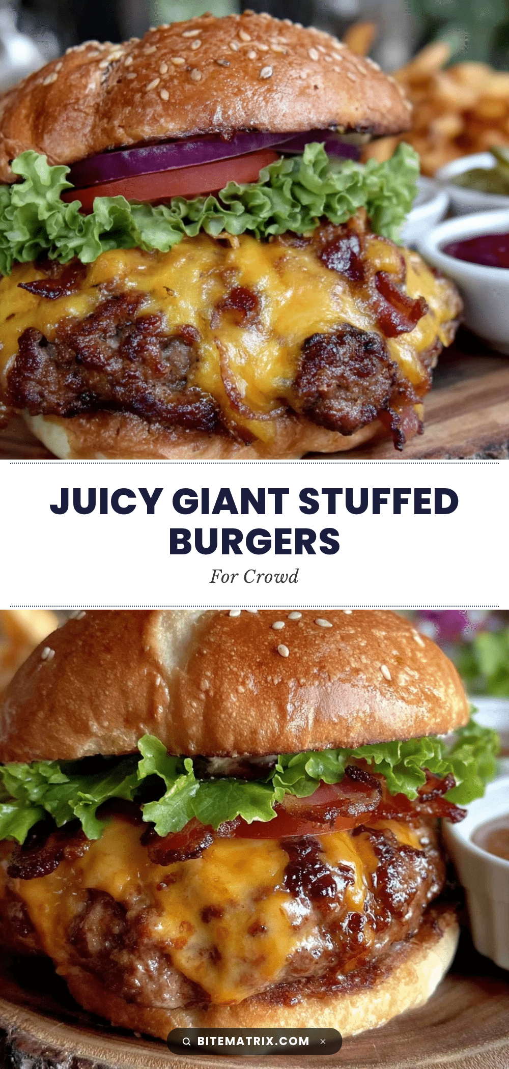 giant stuffed burger recipe recipe