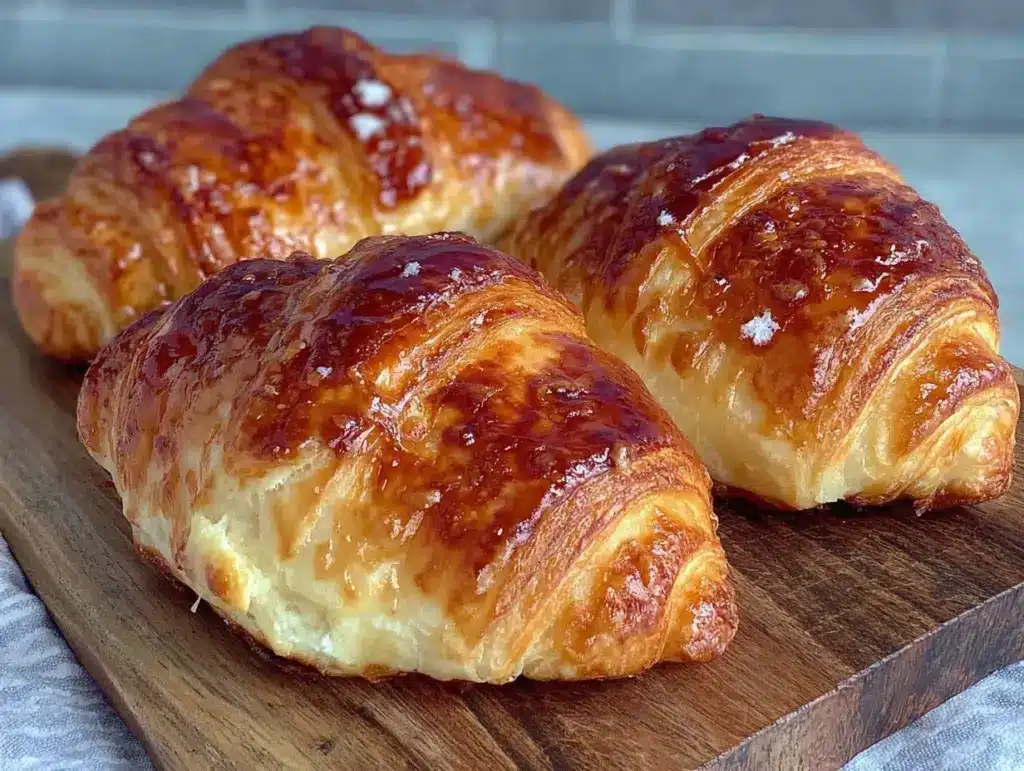 homemade croissants from scratch - featured image