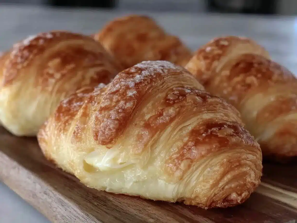 homemade croissants from scratch preparation steps