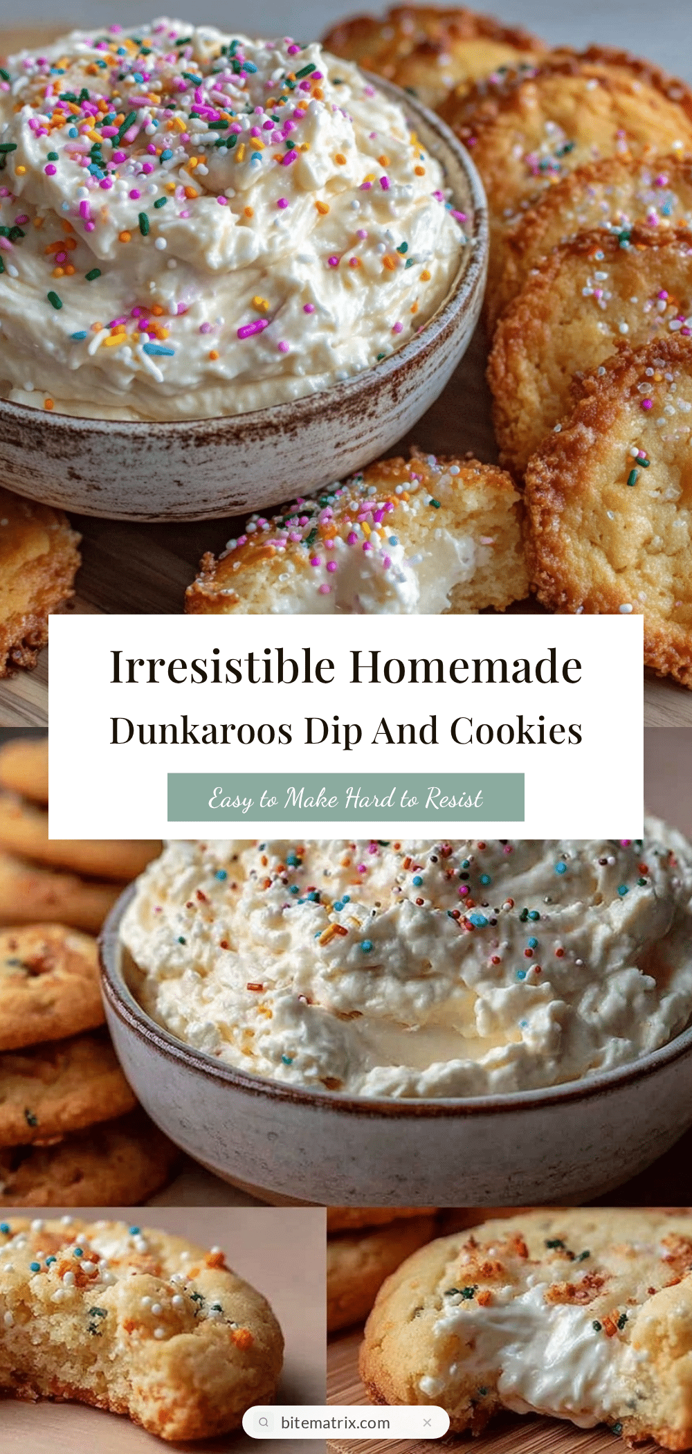 homemade Dunkaroos dip and cookies recipe recipe