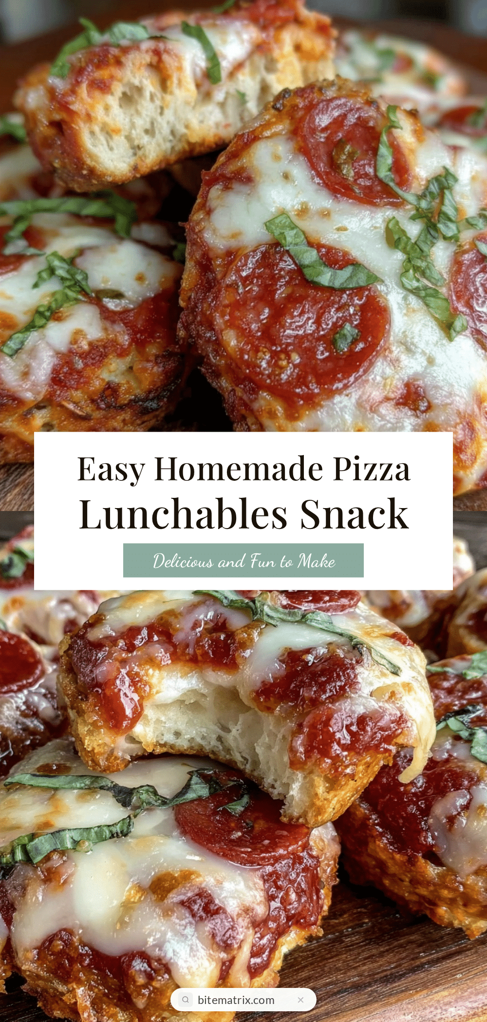 homemade pizza lunchables recipe