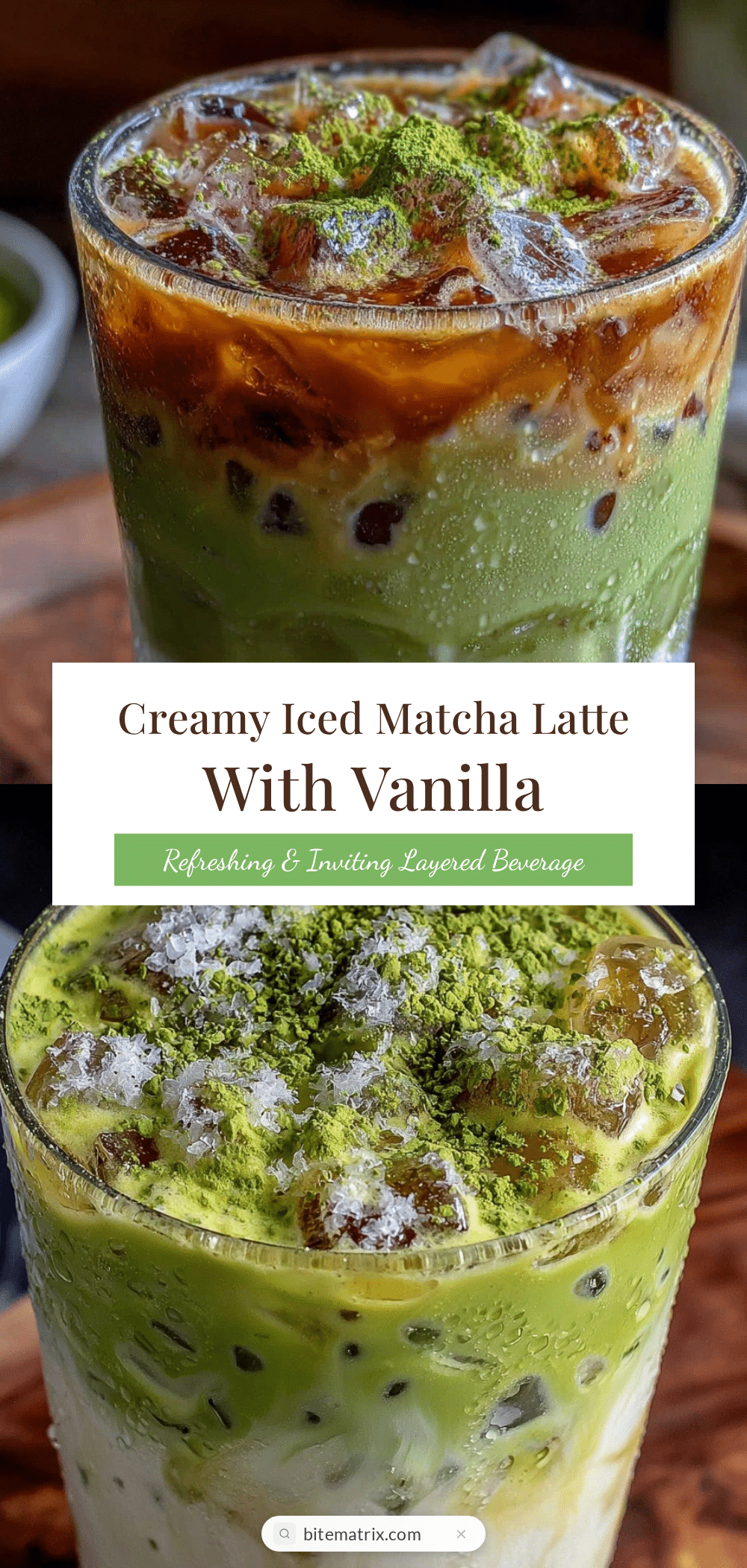 iced matcha latte recipe