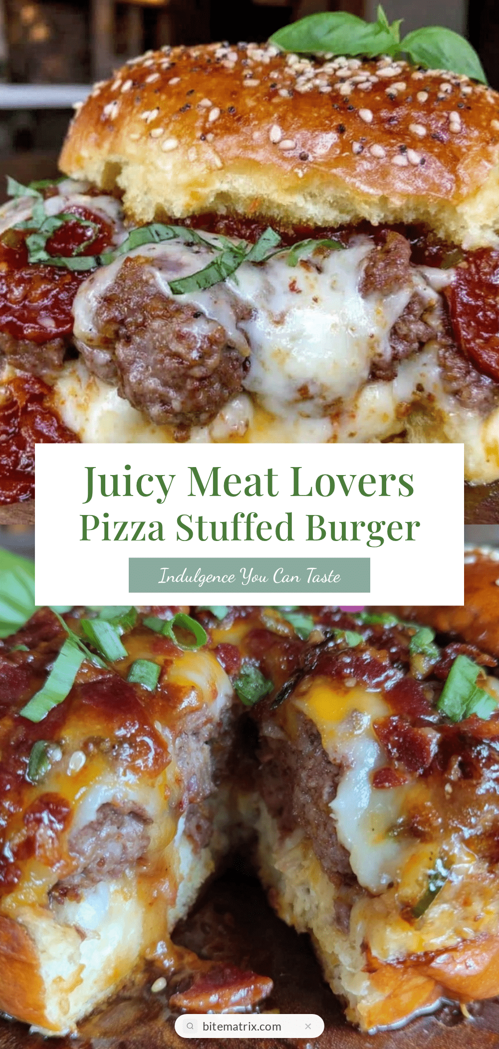 meat lovers pizza stuffed burger recipe