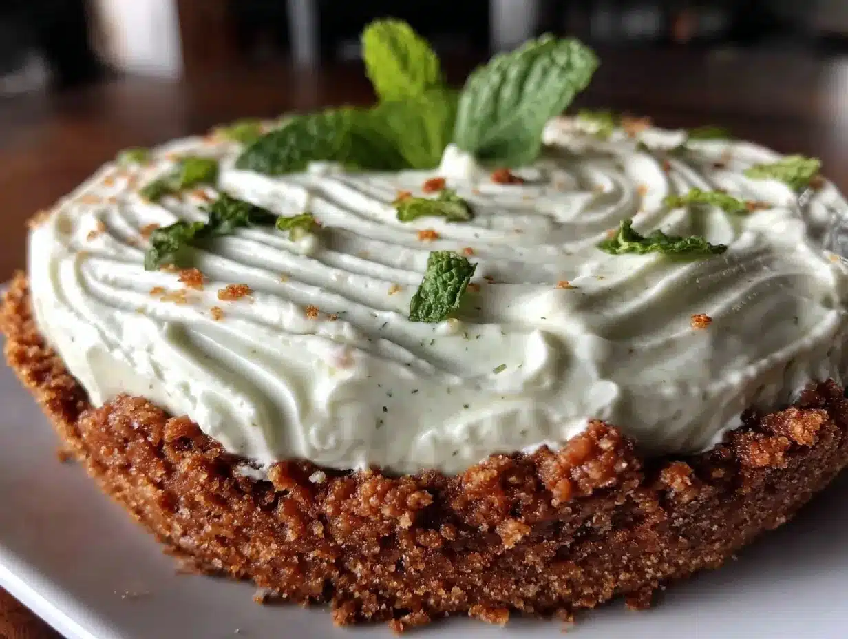 mint julep frozen pie preparation steps