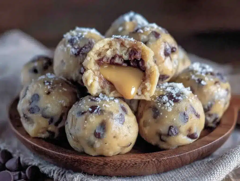 no bake cookie dough bites - featured image