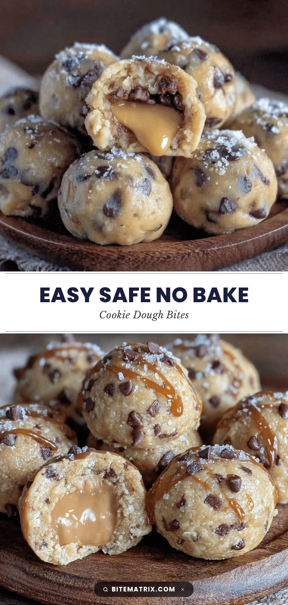 no bake cookie dough bites recipe