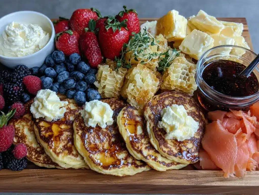 pancake charcuterie board - featured image