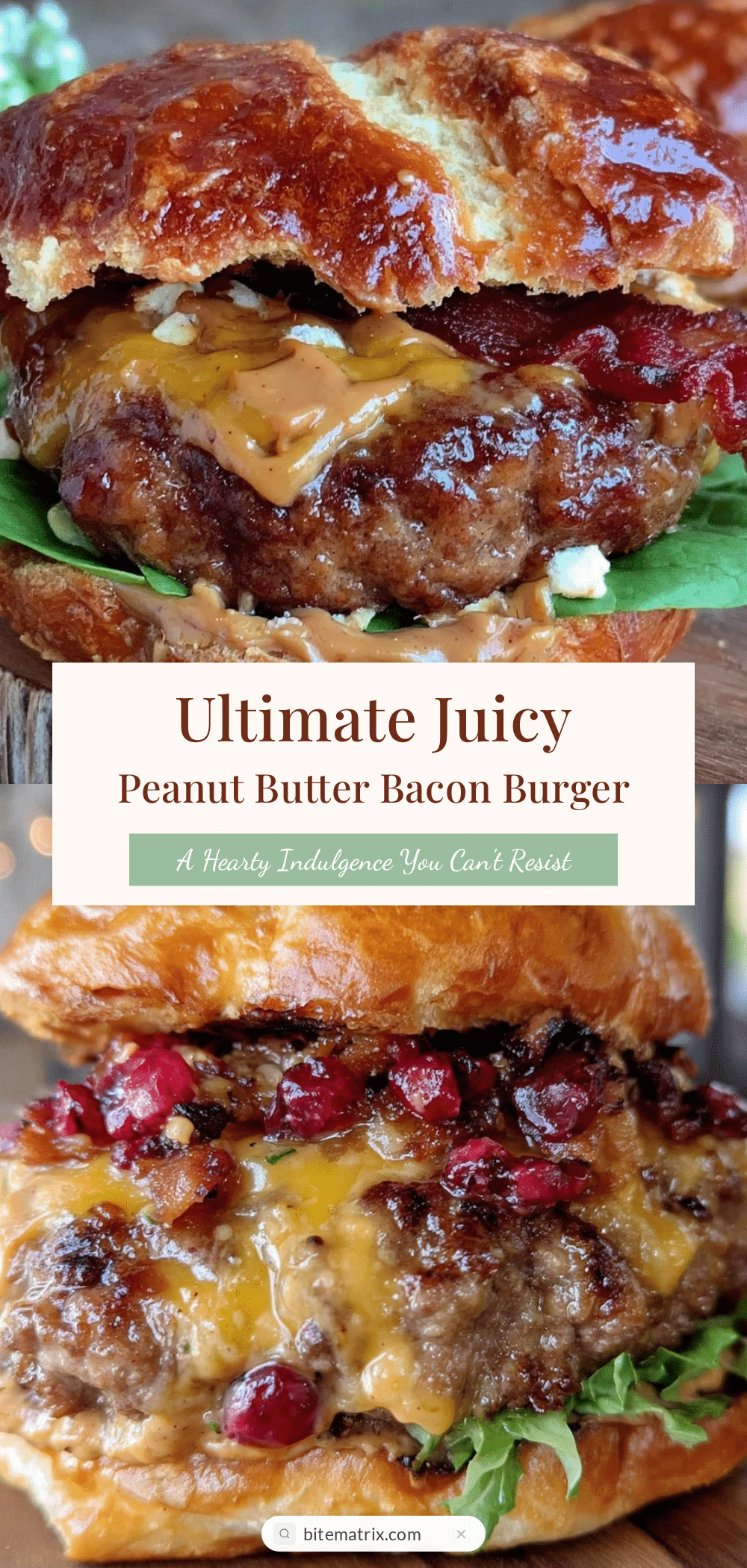 peanut butter bacon burger recipe recipe