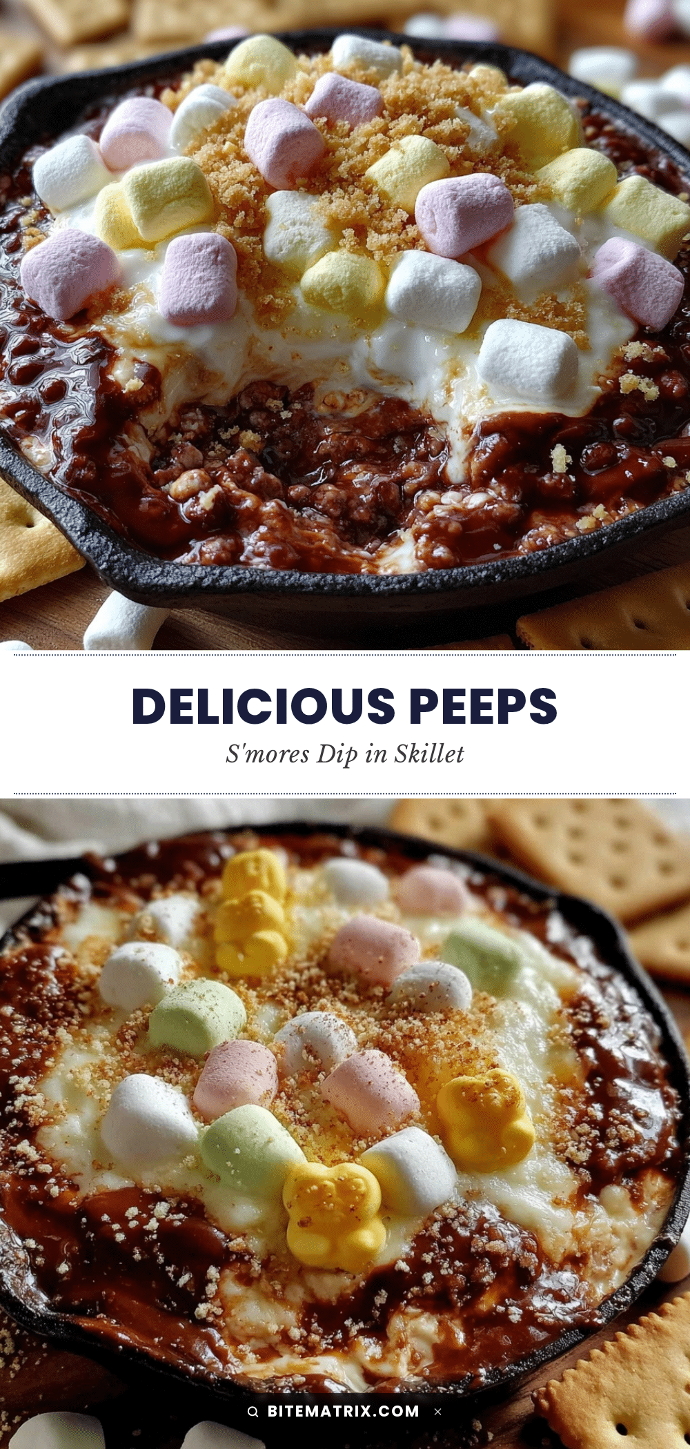 Peeps Smores Dip recipe