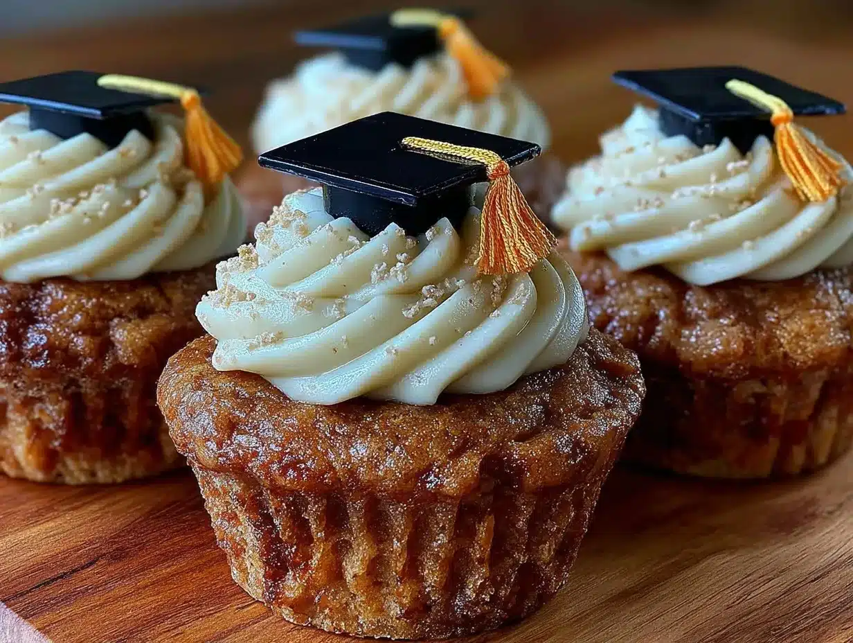 pull apart cupcake graduation cap preparation steps