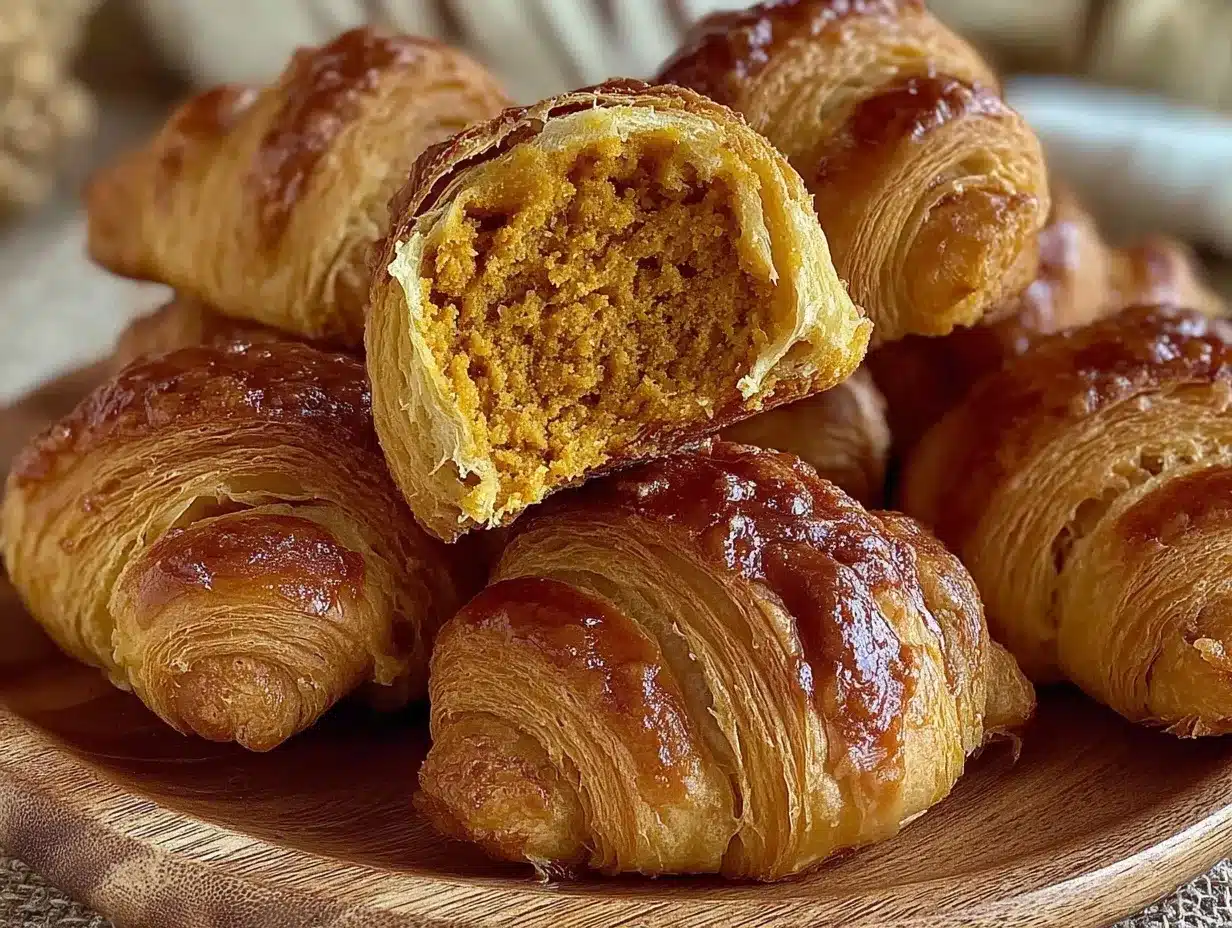 pumpkin pie crescent roll bites preparation steps