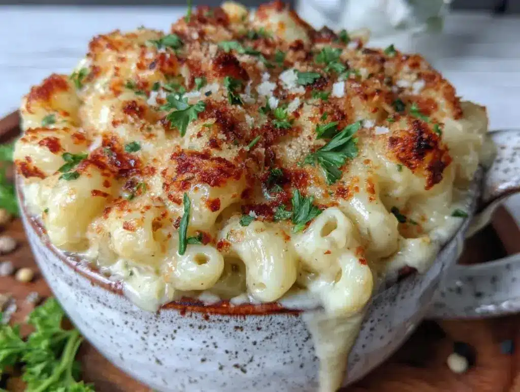 quick creamy mug mac and cheese - featured image