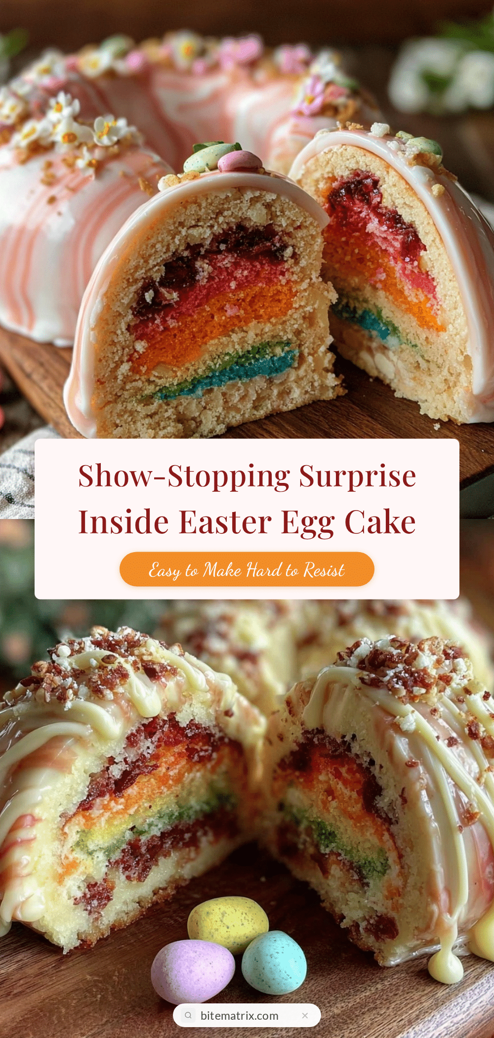 surprise inside easter egg cake recipe