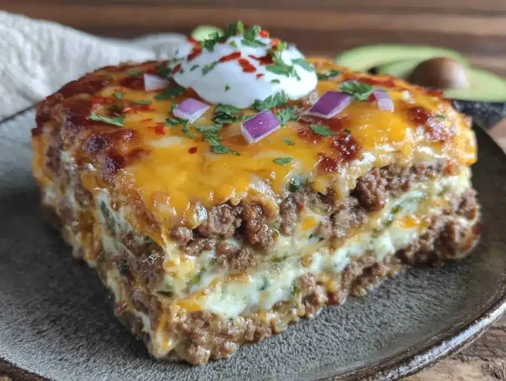 taco lasagna - featured image