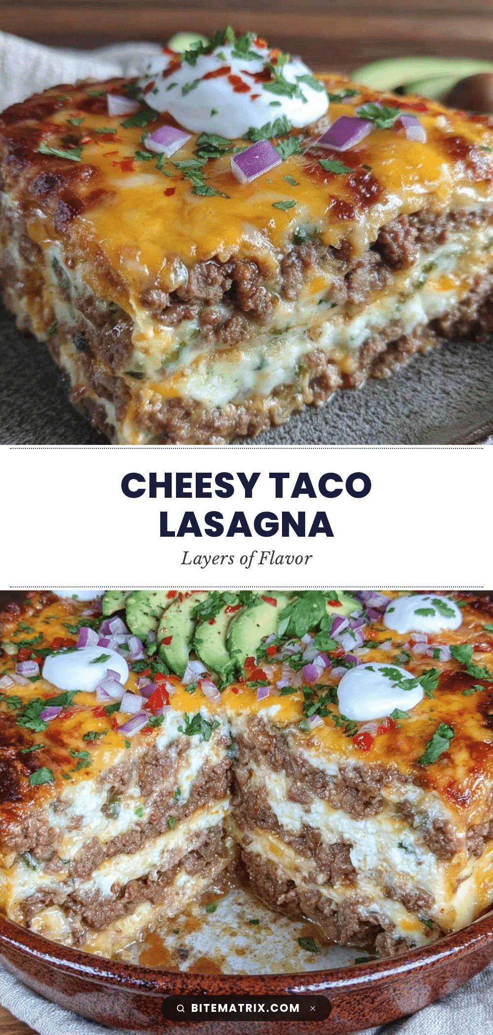 taco lasagna recipe