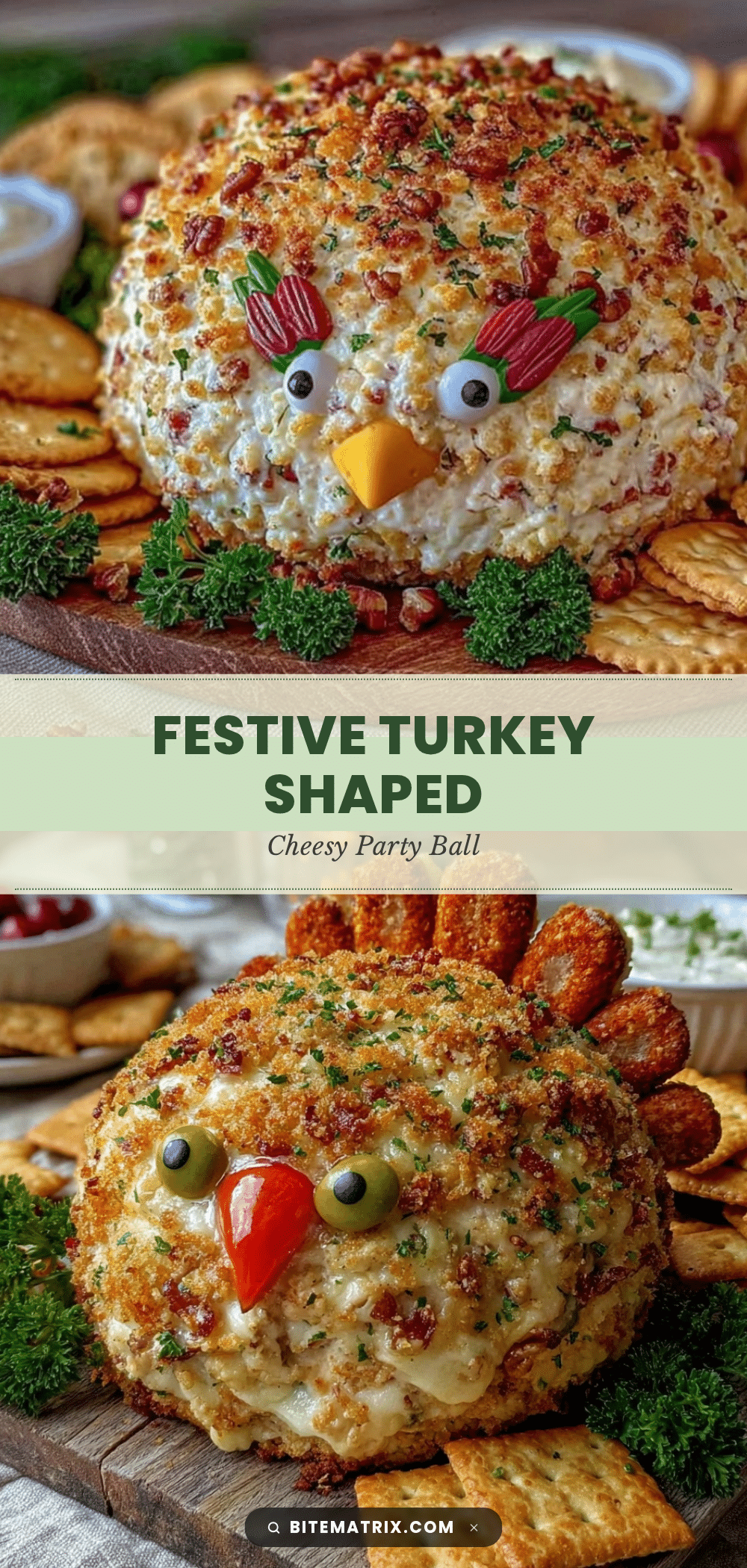 turkey shaped cheese ball recipe