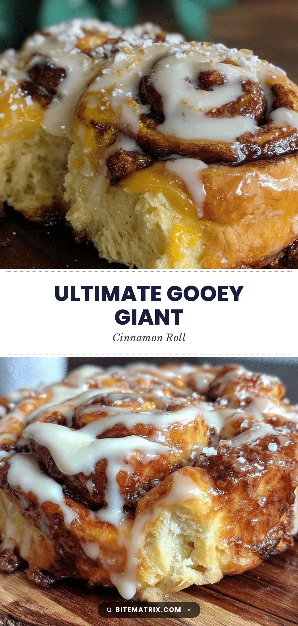 ultimate gooey giant cinnamon roll recipe